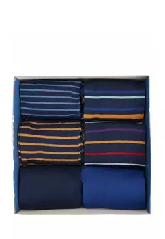 Носки 6 PACK FANCY GIFT BOX Ciocca, синий