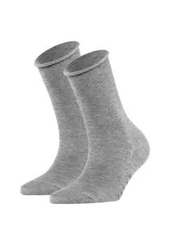 Носки ACTIVE BREEZE 2ER PACK UNI ROLLBNDCHEN FALKE, серый