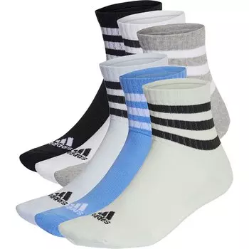 Носки adidas 3S C Spw Mid 3P 3 шт, разноцветный