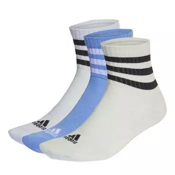 Носки adidas 3S C Spw Mid 3P 3 шт, разноцветный