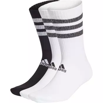 Носки adidas Glam 3-Stripes Cushioned Crew Sport 3 шт, черный