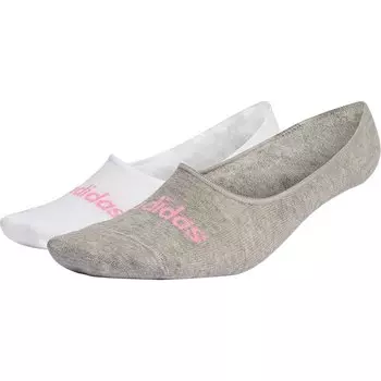 Носки adidas T Lin Baller no show 2 шт, разноцветный