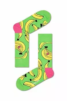 Носки-бананы Happy Socks, зеленый