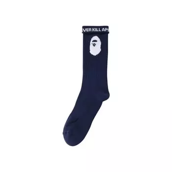 Носки BAPE Ape Head, темно-синие