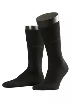 Носки Basic Easy 2-Pack uni Esprit, черный