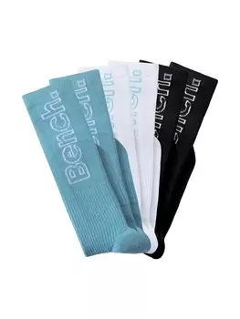 Носки Bench Kniestrmpfe, цвет 2x trkis, 2x wei, 2x schwarz
