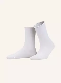 Носки блестящие FALKE, цвет 2000 WHITE