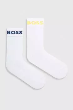 Носки BOSS, 2 пары Boss, белый