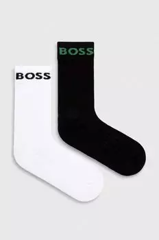 Носки BOSS, 2 пары Boss, черный