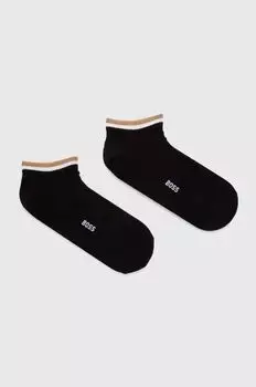 Носки BOSS, 2 пары Boss, черный