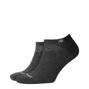 Носки Burlington Set Of 2 Low Everyday 2-Pack, серый