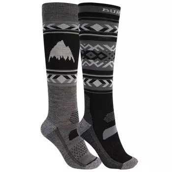 Носки Burton Performance Lightweight 2-Pack, цвет True Black