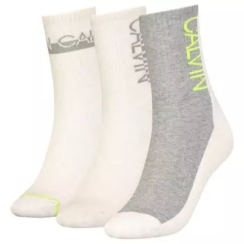 Носки Calvin Klein 701218754 Athleisure Crew 3 шт, белый
