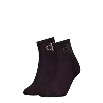 Носки Calvin Klein 701230599 Quarter short 2 units, черный