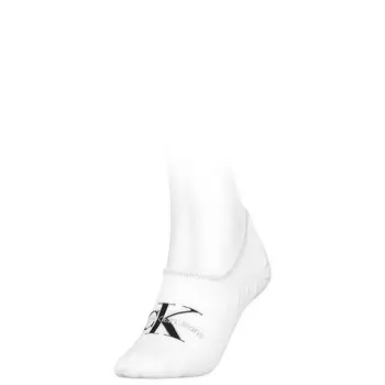 Носки Calvin Klein Footie High Cut Logo No Show, белый