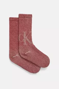 Носки Calvin Klein Jeans, гранатовый