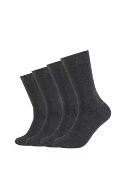 Носки camano 4 шт ca soft, цвет anthracite melange