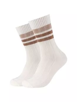 Носки camano, цвет Ecru/Dark beige