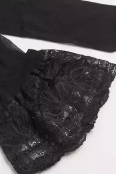 Носки длинные, 20 ден H&M, черный