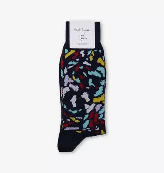 Носки длиной до щиколотки из хлопковой смеси Paul Smith, синий