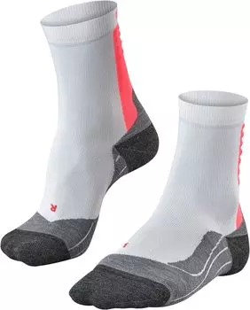Носки для бега Achilles Falke, цвет White/Neon Red