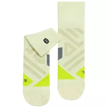 Носки для бега On Performance Mid Sock, цвет Seedling/Kiwi