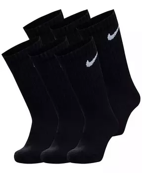 Носки для малышей, 6 пар, Performance Crew Nike, черный