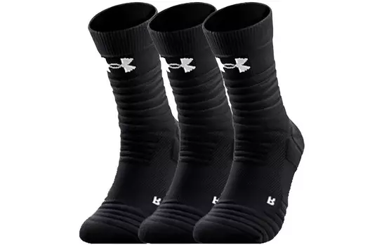 Носки до колена унисекс Under Armour, 3 шт. (черный)
