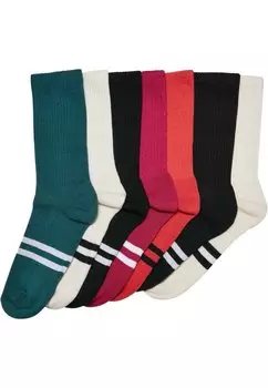 Носки DOUBLE STRIPES 7-PACK Urban Classics, зимний цвет