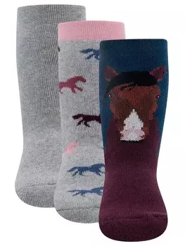 Носки EWERS Socks Pferd, пятнистый серый