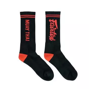 Носки Fairtex Socks 3 - Black/Red