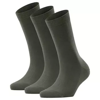 Носки Falke 3 шт, темно зеленый
