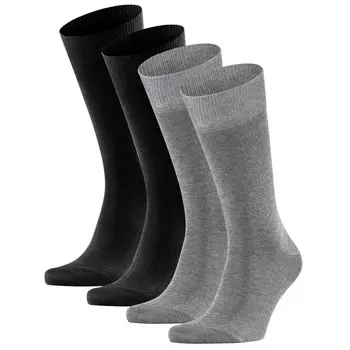 Носки FALKE Socks, серый/черный