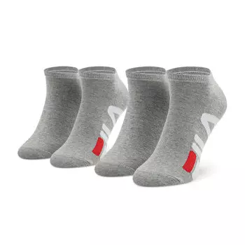 Носки Fila Invisible, 2 шт, серый