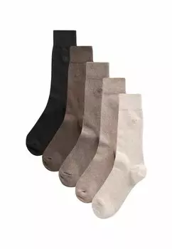 Носки FIVE PACK Next, коричневый