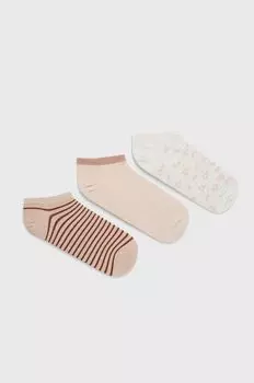 Носки GAP (3 пары) Gap, бежевый