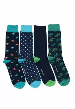 Носки GIFT BOX DEEP BLUE EDITION 4 PACK UNISEX The Arctic Bay, темно-синий