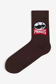 Носки H&M Pringles Motif-detail, черный