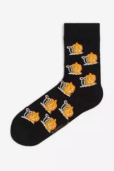 Носки H&M x SpongeBob Motif-detail, черный