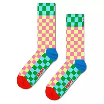 Носки Happy Checkerboard Half long, разноцветный