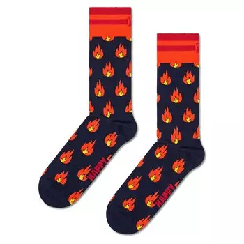 Носки Happy Flames Half long, разноцветный