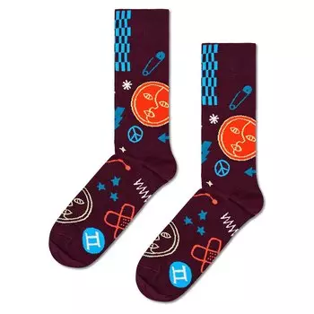 Носки Happy Gemini Half long, разноцветный