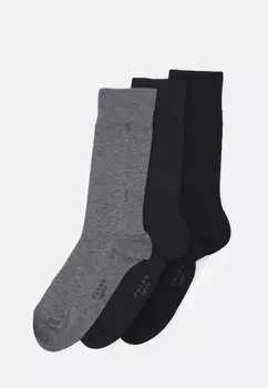 Носки Happy Giftbox 3 шт. FALKE, черный/серый