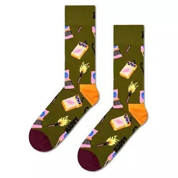 Носки Happy Matches Half long, разноцветный