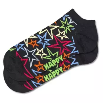 Носки Happy Mega star low short, черный