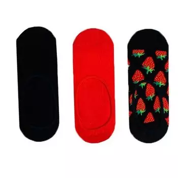 Носки Happy Palm Strawberry Liners, разноцветный