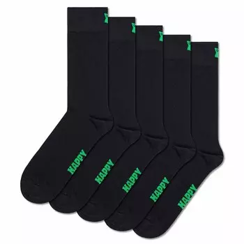 Носки Happy Socks 5 шт, черный