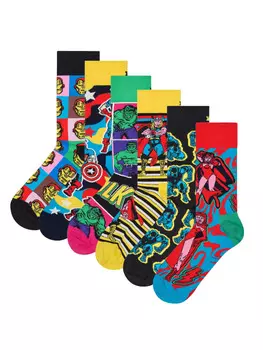 Носки Happy Socks, цвет marvel avengers