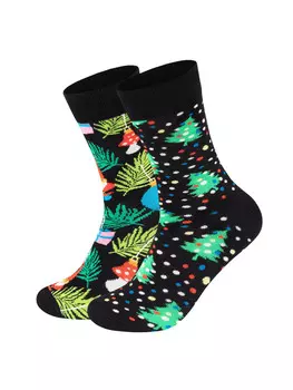 Носки Happy Socks Holiday Tree, цвет multicolor