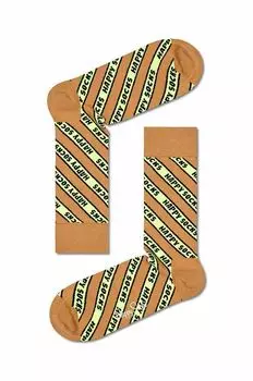 Носки Happy Socks, коричневый